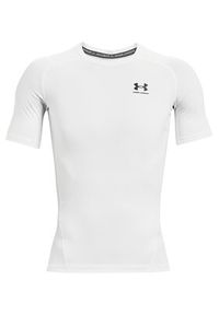 Under Armour Koszulka techniczna Ua HeatGear® Armour 1361518 Biały Compression Fit. Kolor: biały. Materiał: syntetyk #4