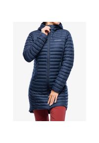 Płaszcz damski Berghaus Nula Micro Long Jacket. Kolor: niebieski