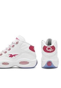 Reebok Sneakersy Question Mid 100074721 Biały. Kolor: biały. Materiał: skóra