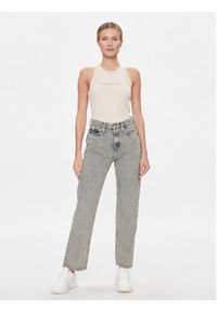 Calvin Klein Jeans Jeansy High Rise Straight J20J222455 Granatowy Straight Fit. Kolor: niebieski #6