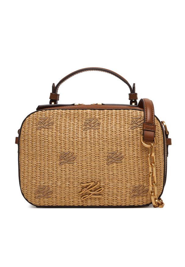 Karl Lagerfeld - Torebka KARL LAGERFELD. Kolor: brązowy