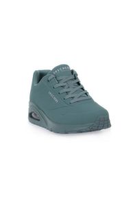 skechers - Buty do chodzenia damskie Skechers Teal Uno Stand On Air. Kolor: wielokolorowy, niebieski. Materiał: materiał, syntetyk. Sport: turystyka piesza