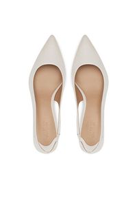 Lauren Ralph Lauren - LAUREN RALPH LAUREN Czółenka Lolah II 802945730001 Biały. Kolor: biały. Materiał: skóra #4