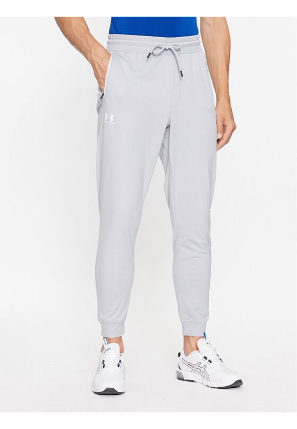 Under Armour Spodnie dresowe Sportstyle Tricot Jogger 1290261 Szary Loose Fit. Kolor: szary. Materiał: syntetyk