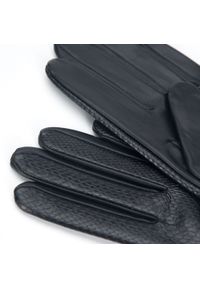 Wittchen - Damskie rękawiczki samochodowe ze skóry lizard czarne. Kolor: czarny. Materiał: skóra. Wzór: gładki. Sezon: wiosna, jesień. Styl: elegancki