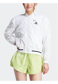 Adidas - adidas Kurtka bomber Scribble IA3137 Biały Loose Fit. Kolor: biały. Materiał: syntetyk #4