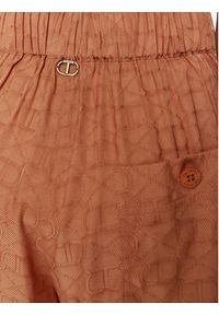 TwinSet - TWINSET Szorty materiałowe 241TT2241 Pomarańczowy Loose Fit. Kolor: pomarańczowy. Materiał: wiskoza #4