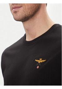 Aeronautica Militare T-Shirt 251TS1580J372 Czarny Regular Fit. Kolor: czarny. Materiał: bawełna