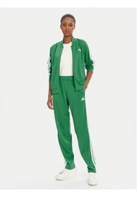 Adidas - adidas Dres Essentials 3-Stripes JD2687 Zielony Regular Fit. Kolor: zielony. Materiał: syntetyk