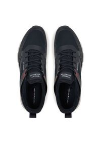 TOMMY HILFIGER - Tommy Hilfiger Sneakersy Modern Comfort Run Mix FM0FM05471 Granatowy. Kolor: niebieski. Materiał: skóra. Sport: bieganie