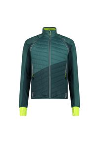 Kurtka męska turystyczna CMP 30A2647. Typ kołnierza: kaptur. Kolor: niebieski. Materiał: softshell. Sport: turystyka piesza #1