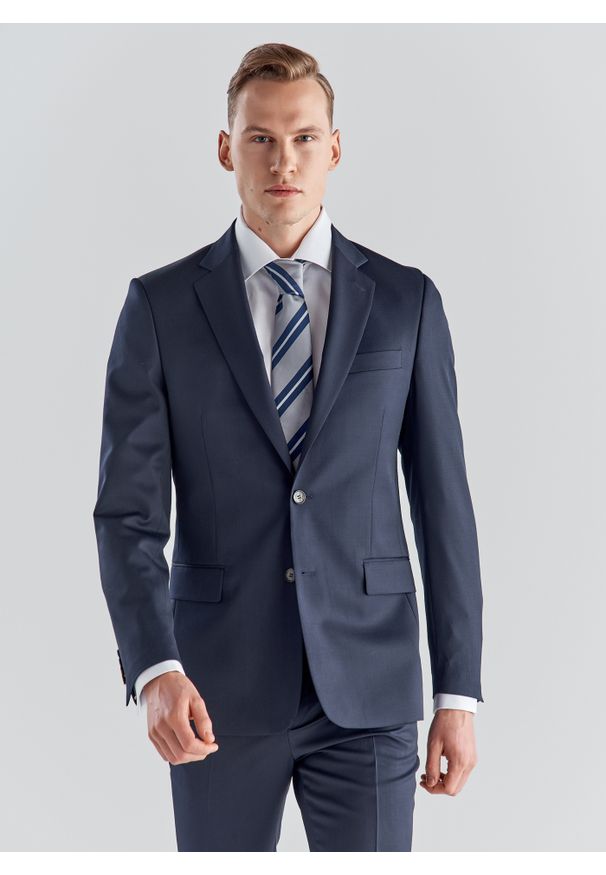Pako Lorente - PAKO LORENTE – Marynarka garniturowa ARMIN PPLM9-3G-166-G. Styl: klasyczny