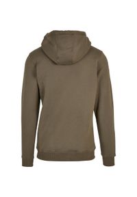 BUILD YOUR BRAND - Organiczna Bluza Z Kapturem Unisex Dla Dorosłych. Typ kołnierza: kaptur. Kolor: zielony