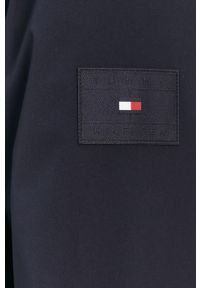 TOMMY HILFIGER - Tommy Hilfiger - Kurtka bomber. Okazja: na co dzień. Kolor: niebieski. Materiał: tkanina, bawełna, poliester, materiał. Wzór: gładki. Styl: casual #7