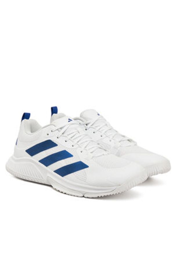 Adidas - adidas Buty halowe Court Team Bounce 2.0 IH5549 Biały. Kolor: biały. Materiał: materiał