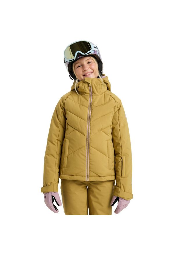 Roxy - Kurtka śniegowa techniczna dla Dziewczynki SNOWSYLVA 10K Beżowy. Kolor: beżowy. Sezon: zima. Sport: narciarstwo