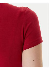 Guess T-Shirt W4BI26 J1314 Bordowy Regular Fit. Kolor: czerwony. Materiał: bawełna #5