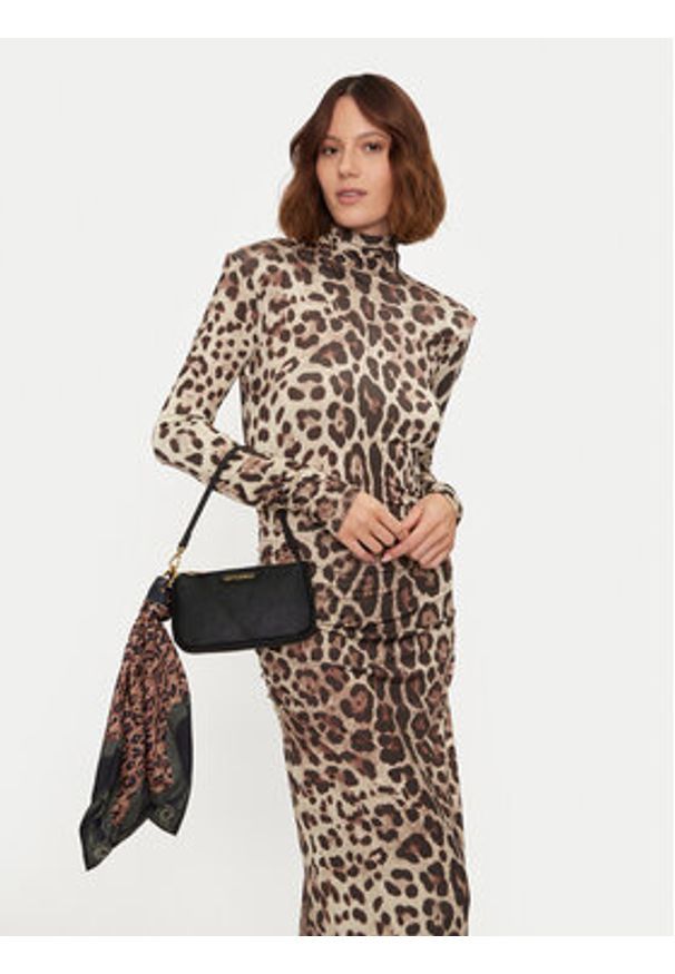 Just Cavalli Torebka 77RA4BI5 Czarny. Kolor: czarny. Materiał: skórzane