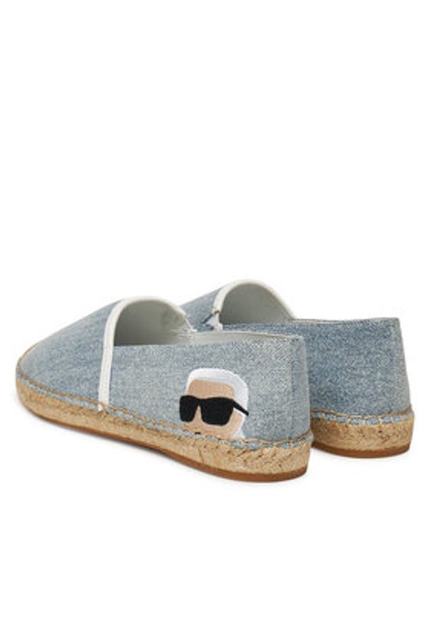 Karl Lagerfeld - KARL LAGERFELD Espadryle KL80111 Niebieski. Kolor: niebieski. Materiał: materiał