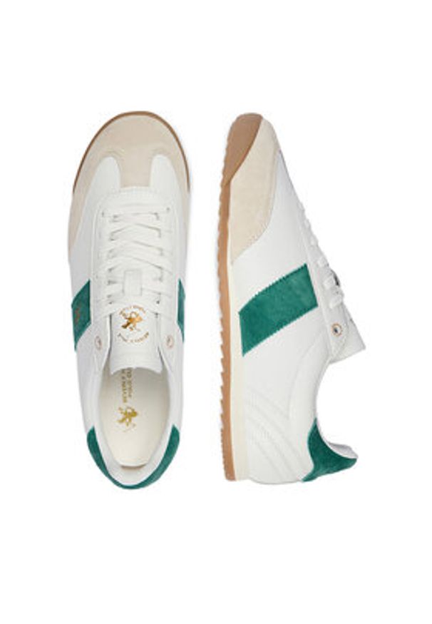 Beverly Hills Polo Club Sneakersy EO-LOGAN-01 MP40 Biały. Kolor: biały. Materiał: skóra