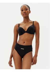 Chantelle Góra od bikini Icon C16VNP Czarny. Kolor: czarny. Materiał: syntetyk