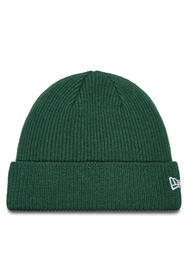 New Era Czapka Wool Cuff Knit Beanie 60424811 Zielony. Kolor: zielony. Materiał: akryl, materiał