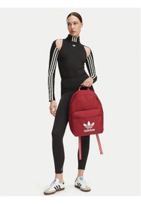 Adidas - adidas Plecak Adicolor IX7455 Czerwony. Kolor: czerwony. Materiał: materiał