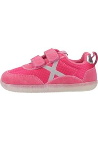 Munich - Kapcie MUNICH BABY KODA 16 Rose. Kolor: różowy. Materiał: tkanina, skóra. Sport: turystyka piesza