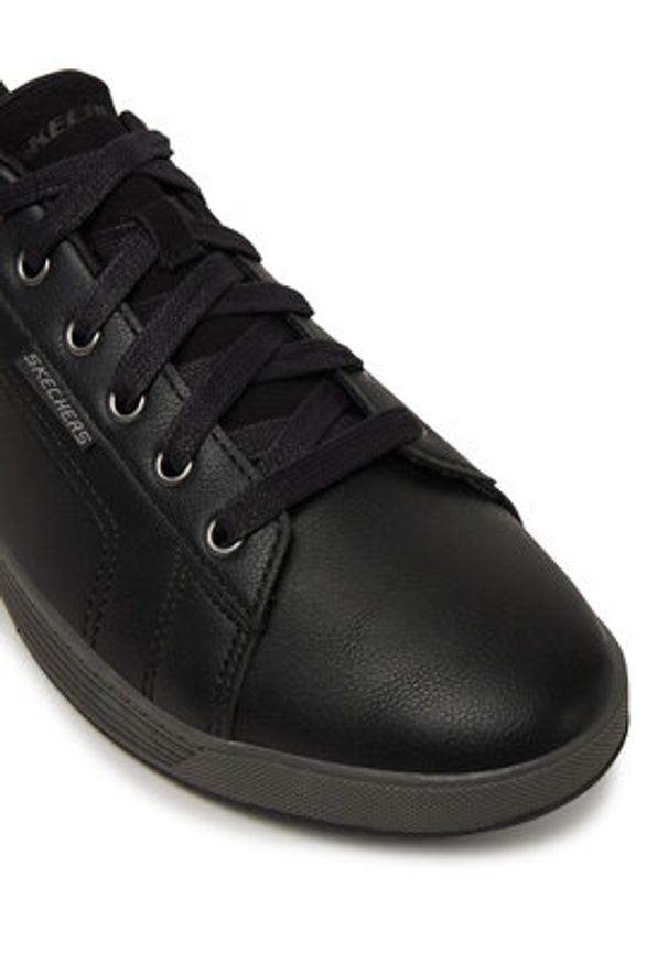 skechers - Skechers Sneakersy Cavell Hensley 210946/BLK Czarny. Kolor: czarny. Materiał: skóra