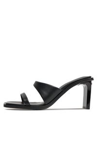 Calvin Klein Klapki Heel Slide 70 Lth HW0HW02072 Czarny. Kolor: czarny #3