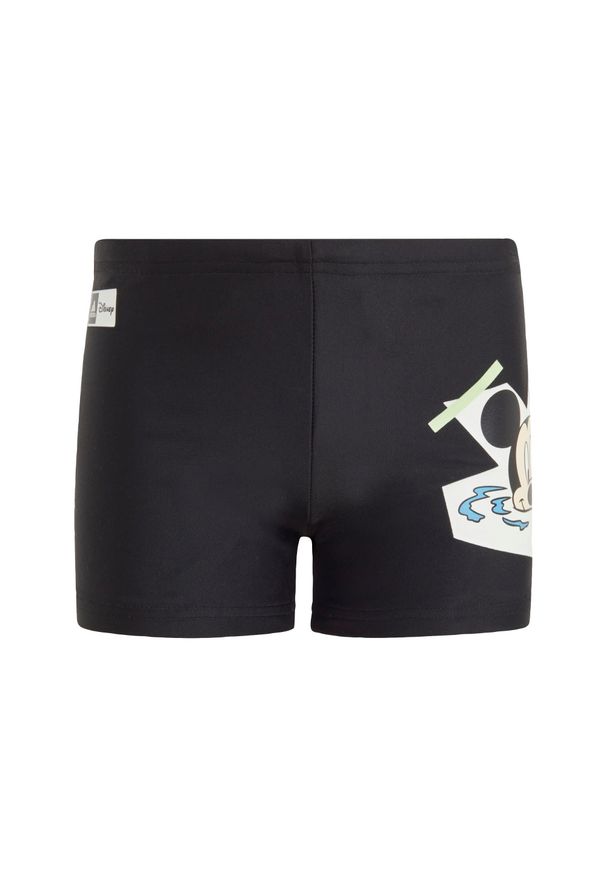 Adidas - Bokserki adidas x Disney Mickey Mouse Swim. Kolor: zielony, czarny, wielokolorowy. Materiał: materiał. Wzór: motyw z bajki