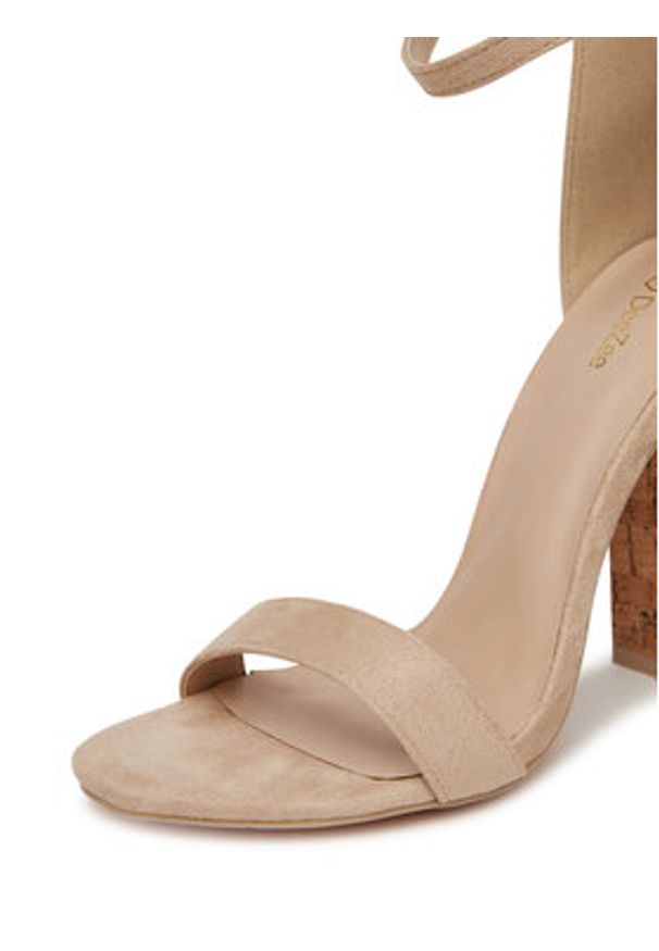 DeeZee Sandały WX14340-S-1AP Beżowy. Kolor: beżowy. Materiał: skóra