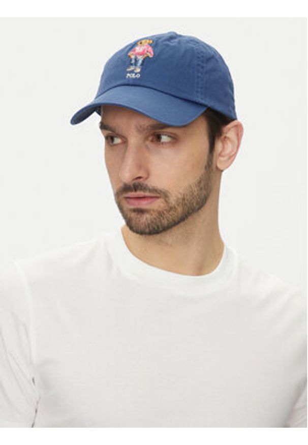 Polo Ralph Lauren Czapka z daszkiem 710963777001 Niebieski. Kolor: niebieski. Materiał: bawełna