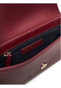 TOMMY HILFIGER - Tommy Hilfiger Torebka Th Icon Conv AW0AW17677 Bordowy. Kolor: czerwony. Materiał: skórzane #5