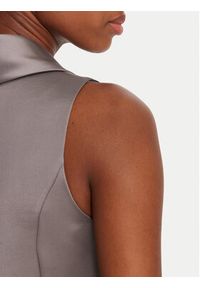 Rinascimento Kamizelka garniturowa CFC0124958003 Beżowy Slim Fit. Kolor: beżowy. Materiał: syntetyk #2