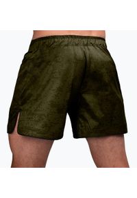 HAYABUSA - Spodenki treningowe męskie Hayabusa Hex Mid-Thigh. Kolor: zielony