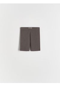 Reserved - Bawełniane kolarki - brązowy. Kolor: brązowy. Materiał: bawełna #1