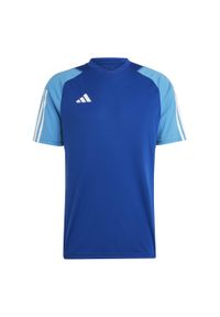 Koszulka piłkarska męska Adidas Tiro 23 Competition Jersey. Kolor: niebieski. Materiał: jersey. Sport: piłka nożna