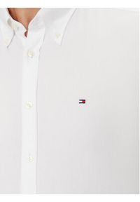 TOMMY HILFIGER - Tommy Hilfiger Koszula MW0MW36369 Biały Slim Fit. Kolor: biały. Materiał: bawełna #5