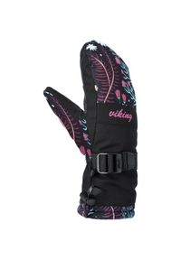 Rękawice narciarskie dla kobiet Viking Tanuka. Kolor: czarny, różowy, wielokolorowy. Sezon: zima. Sport: narciarstwo #1