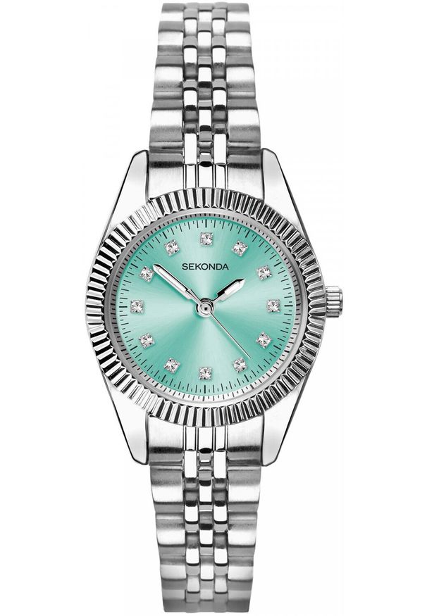 Zegarek damski Sekonda 40718 CYRKONIE srebrny. Kolor: srebrny