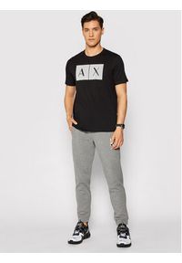 Armani Exchange T-Shirt 8NZTCK Z8H4Z 1200 Czarny Slim Fit. Kolor: czarny. Materiał: bawełna #5