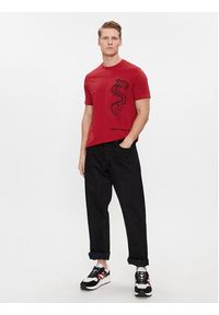 Armani Exchange T-Shirt 3DZTDD ZJ9JZ 1435 Czerwony Regular Fit. Kolor: czerwony. Materiał: bawełna #4