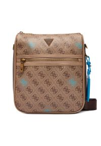 Guess Saszetka HMMICT P5417 Beżowy. Kolor: beżowy. Materiał: skóra #1