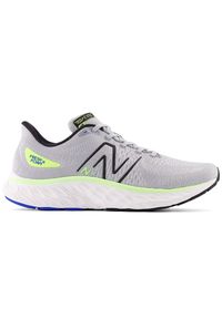 Buty męskie New Balance Fresh Foam Evoz v3 MEVOZRG3 – szare. Okazja: na co dzień. Kolor: szary. Materiał: guma, syntetyk, materiał. Szerokość cholewki: normalna. Sport: bieganie, fitness