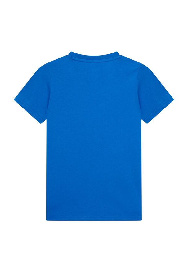 Koszulka męska FIGC Italië Big Logo. Kolor: niebieski. Materiał: bawełna. Sport: fitness, piłka nożna