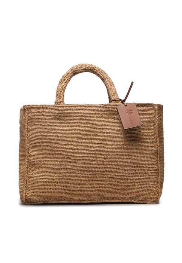 Manebi Torebka Sunset Bag Large V 2.2 AB Beżowy. Kolor: beżowy