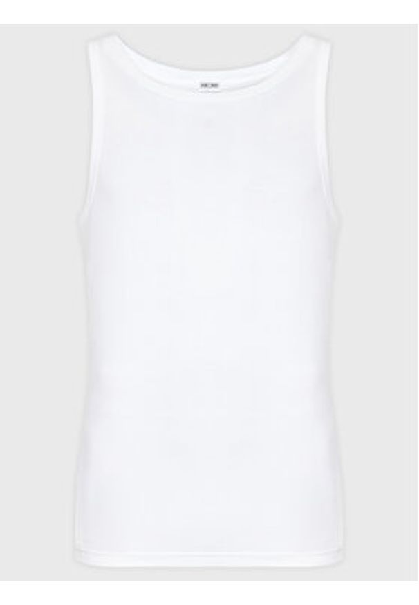 HOM Tank top 401332 Biały Regular Fit. Kolor: biały. Materiał: bawełna
