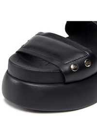AGL Sandały Puffy Sandal D671003PGOLISC0000 Czarny. Kolor: czarny. Materiał: skóra #7