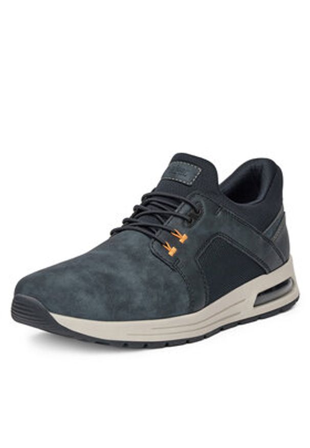 Rieker Sneakersy B1053-14 Granatowy. Kolor: niebieski. Materiał: skóra